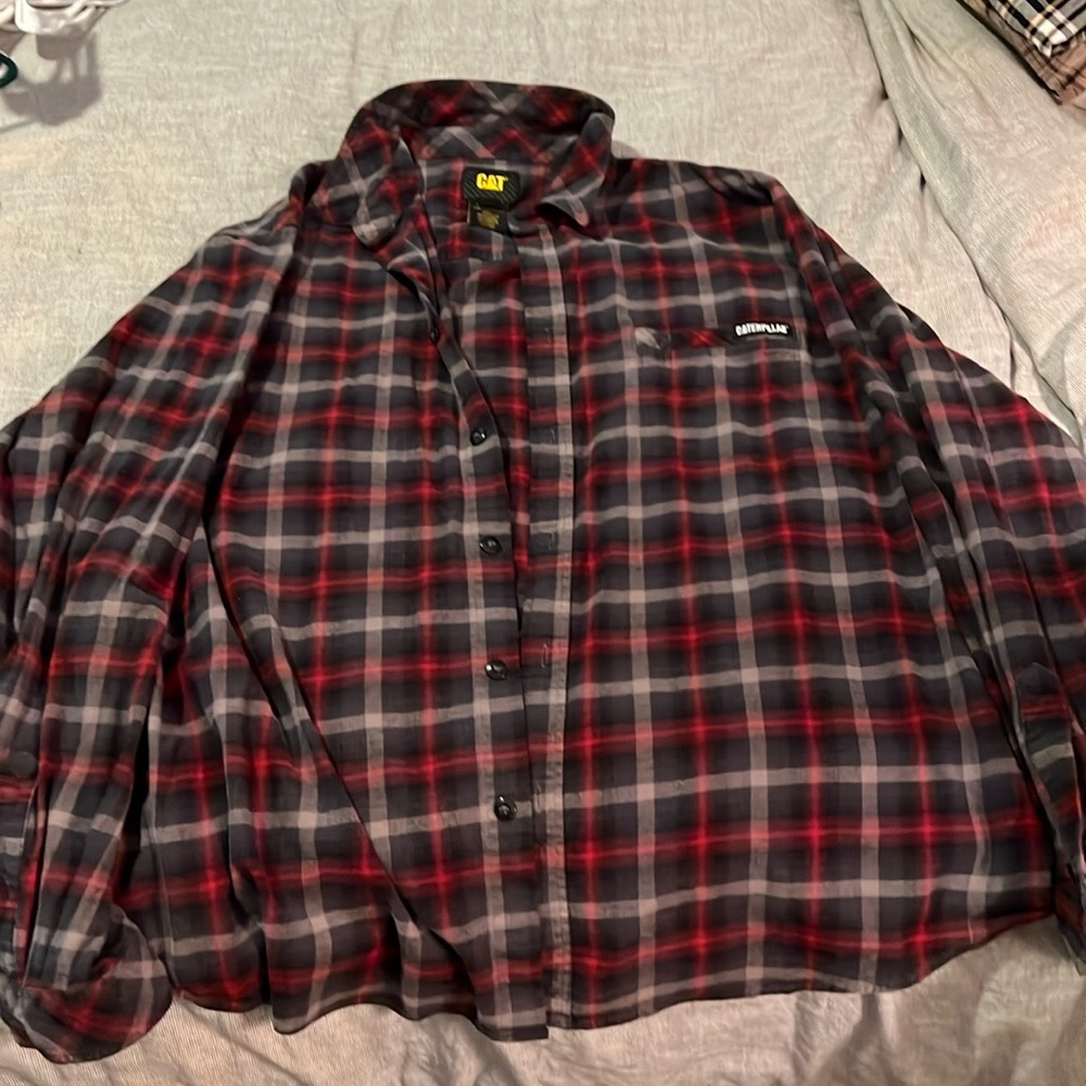 Caterpillar Men’s work shirt button down 2xl